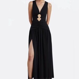 Bec & Bridge - Lindsey V Cut-Out Maxi Dress